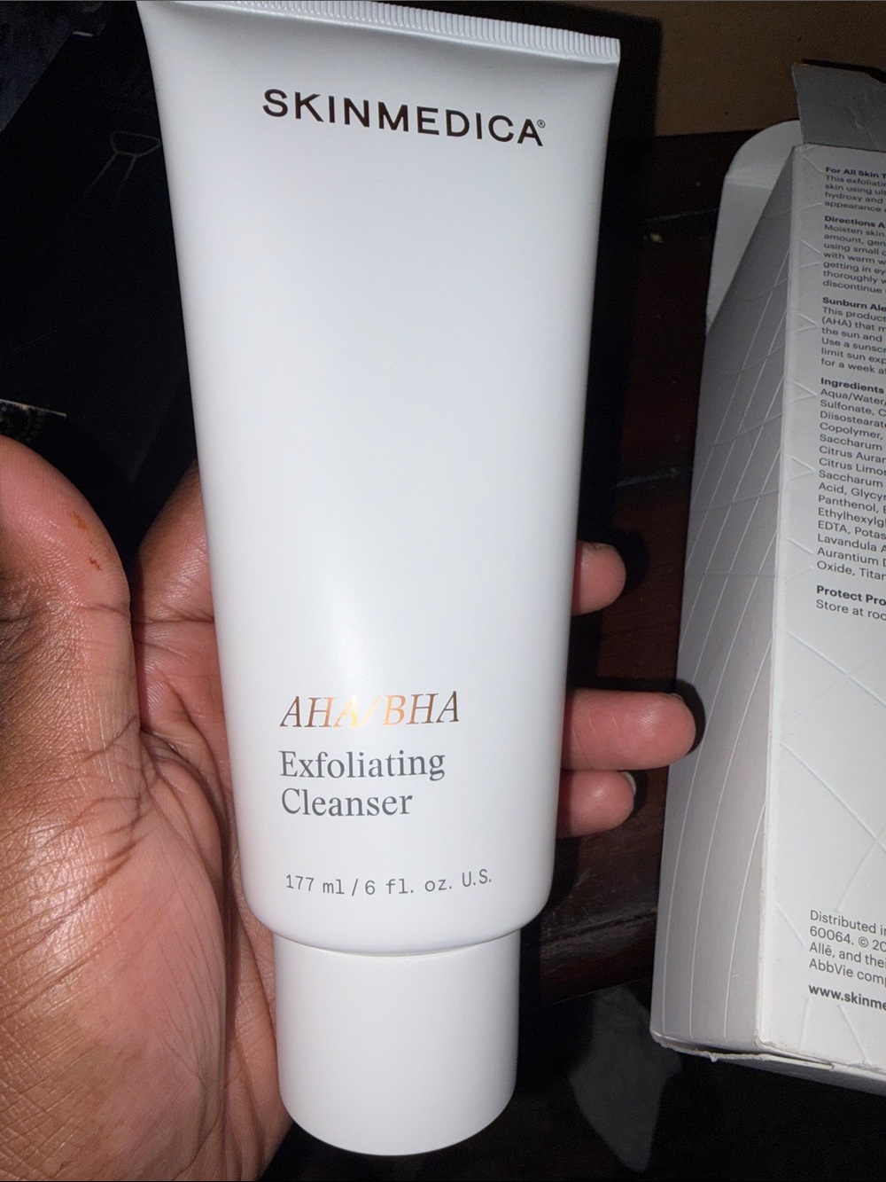 SkinMedica White Exfoliating Cleanser with Gold Accent